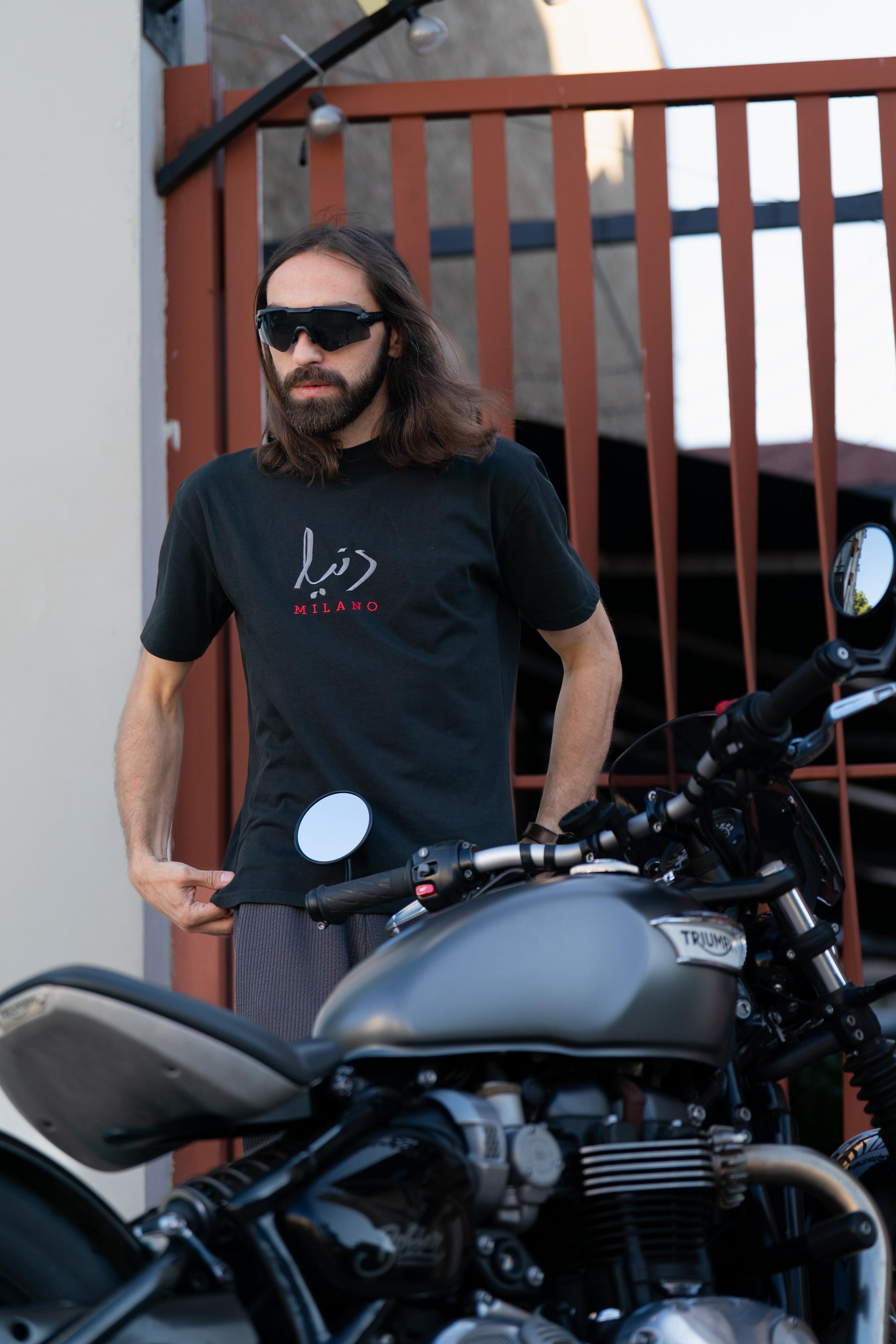 Black - Relaxed-Fit Embroidered Tee